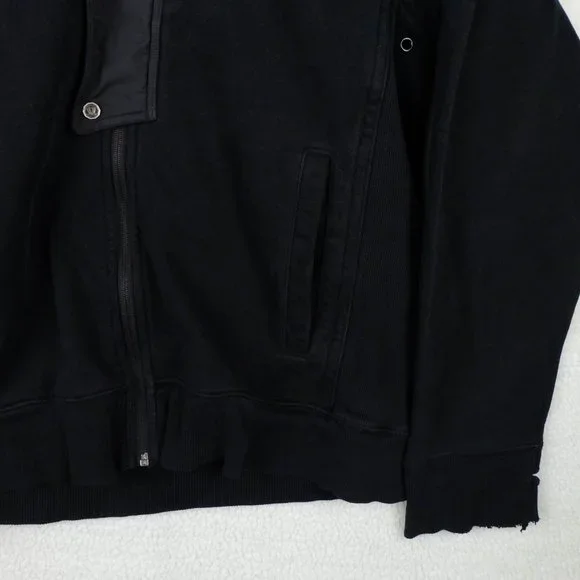 Lululemon Jacket Womens 12 Black Full Zip Hooded Sweatshirt Outdoor Heavy - Picture 3 of 10